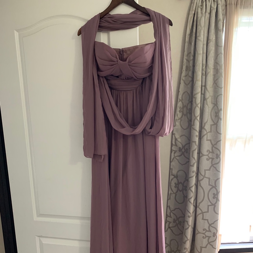 Birds Grey Convertible Dress